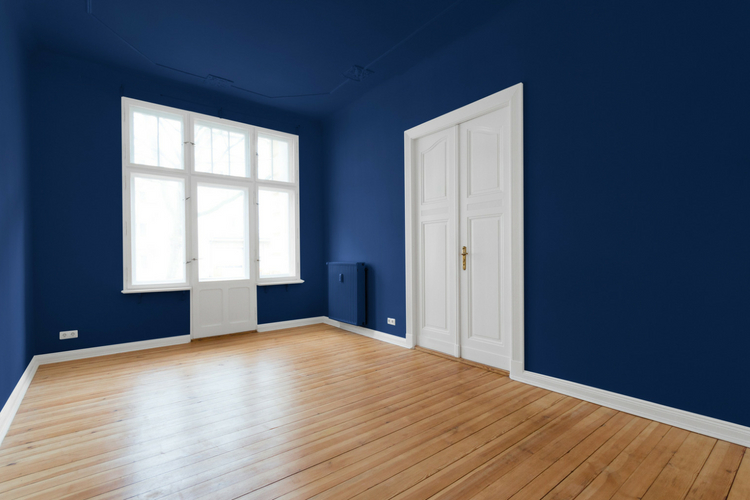 Blue Painted Room - Pilgrim Painting